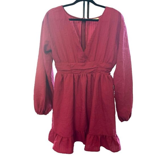 Size L-Revolve Tularosa Jordan Magenta Dress - Picture 2 of 8